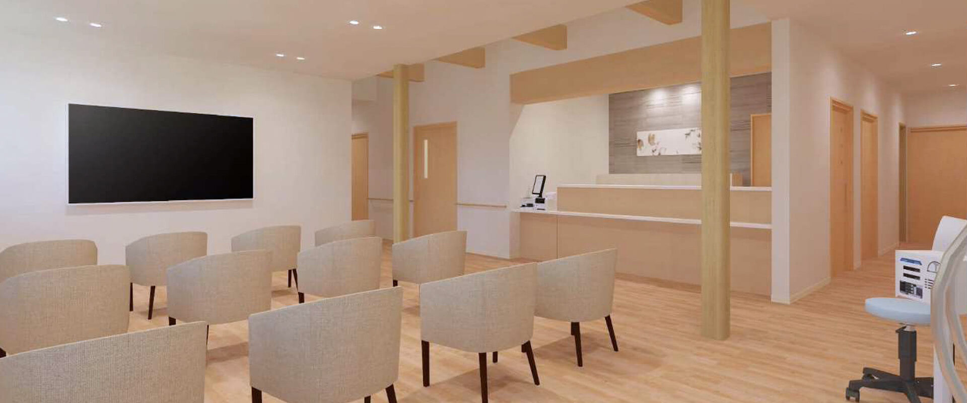 なかぞのクリニックの受付